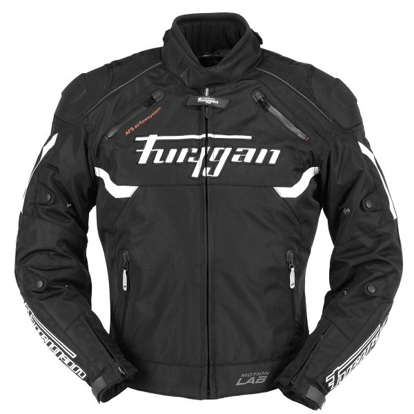 Cazadora moto Furygan Titan Negro Blanco