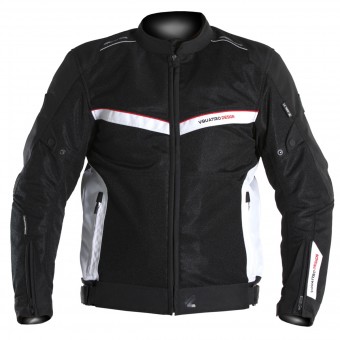 Cazadora moto V'Quattro VE-51 Black White Red