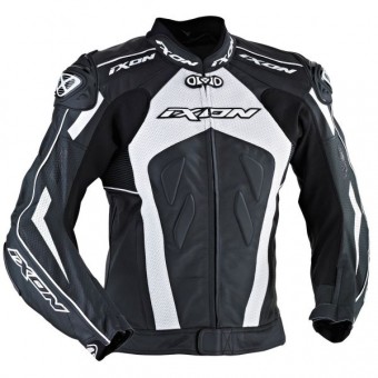 Cazadora moto Ixon Addict Air Negro Blanco