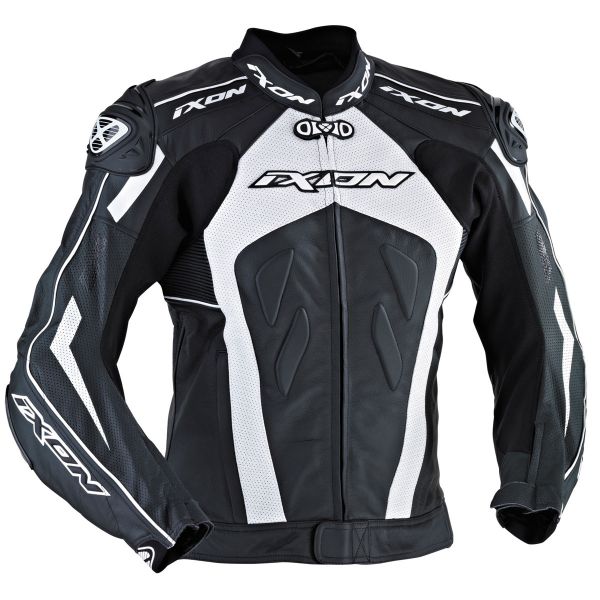 Cazadora moto Ixon Addict Air Negro Blanco