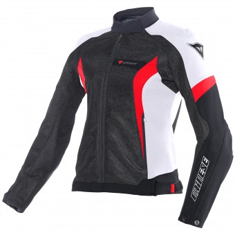 Cazadora moto Dainese Air-Crono Lady Black White Red