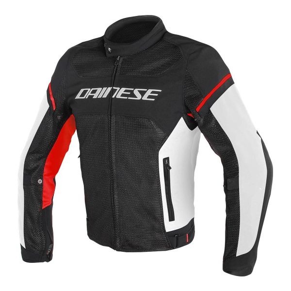 Cazadora moto Dainese Air Frame D1 Black White Red Cazadora moto Dainese Air Frame D1 Black White Red
