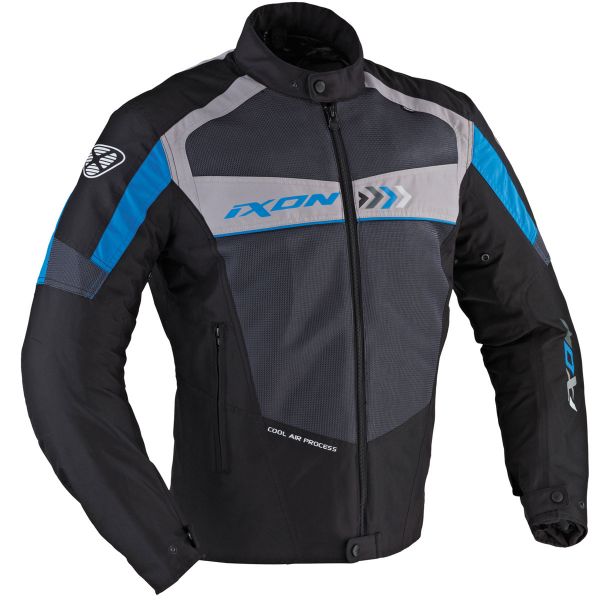 Cazadora moto Ixon Alloy Negro Azul