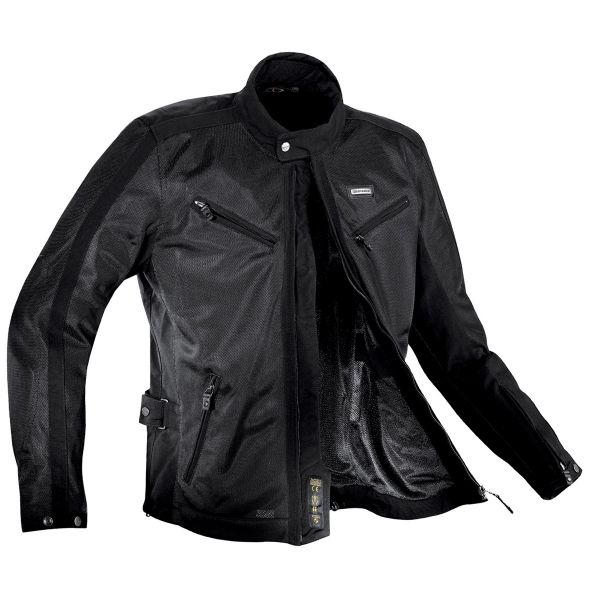 Cazadora moto Spidi Basic Net Negro