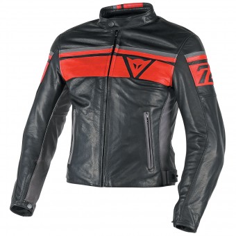 Cazadora moto Dainese Blackjack Black Red