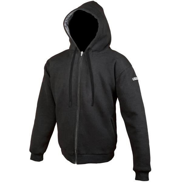 Cazadora moto Booster Hoodie Kevlar Core Black