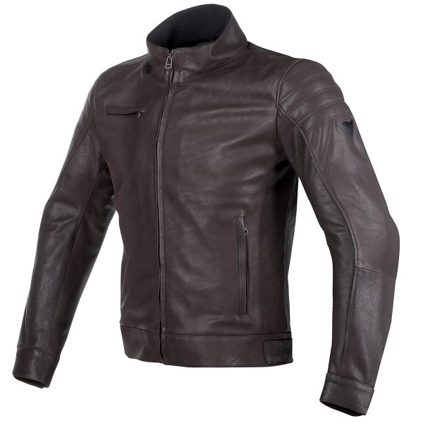 Cazadora moto Dainese Bryan Leather Brown