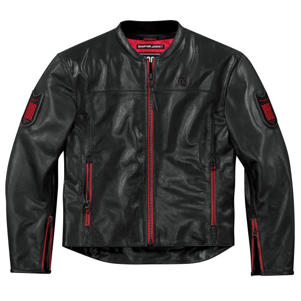 Cazadora moto ICON Chapter Black