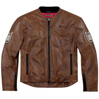 Cazadora moto ICON Chapter Brown