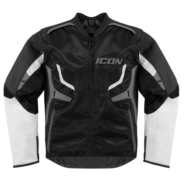 Cazadora moto ICON Compound Grey