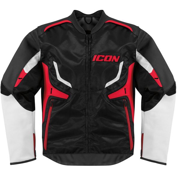 Cazadora moto ICON Compound Red