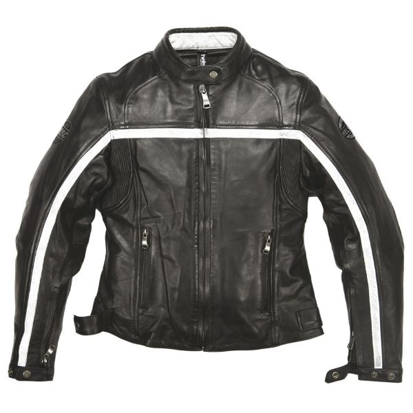 Cazadora moto Helstons Daytona Woman Leather Rag Black Cazadora moto Helstons Daytona Woman Leather Rag Black