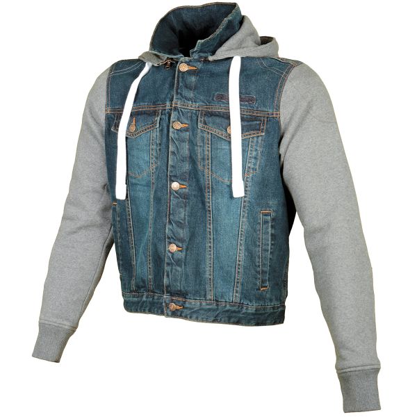 Cazadora moto Booster Denim Hoodie Men