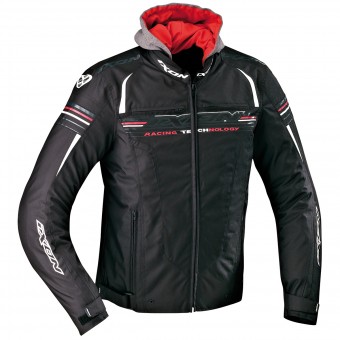 Cazadora moto Ixon Dual Black White Red