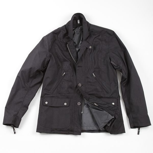 Cazadora moto Helstons Eddy Mesh Negro