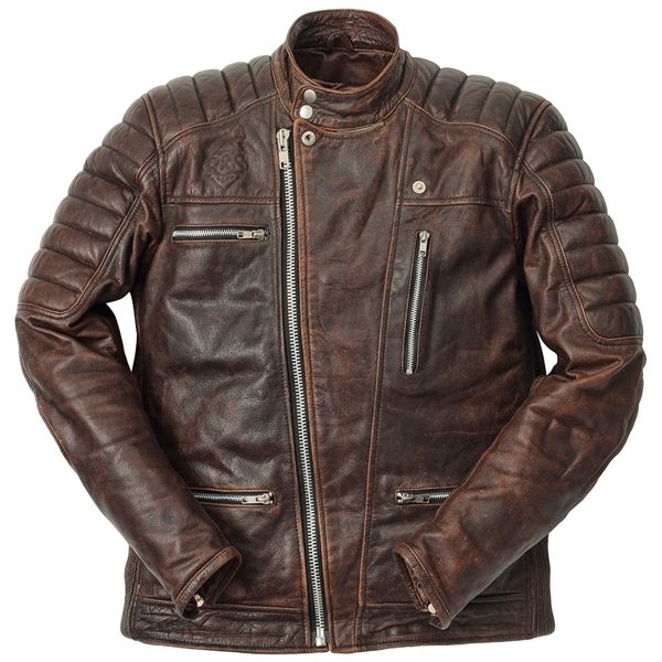 Cazadora moto Ride & Sons Empire Used Brown