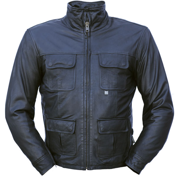 Cazadora moto Helstons Brighton Negro