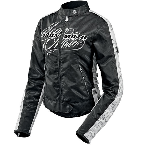 Cazadora moto ICON Hella Street Angel Black