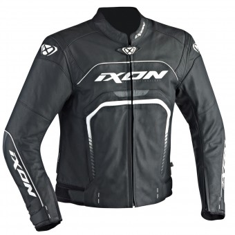 Cazadora moto Ixon Fighter Black White