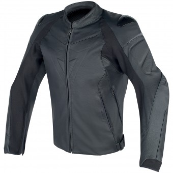 Cazadora moto Dainese Fighter Leather Black