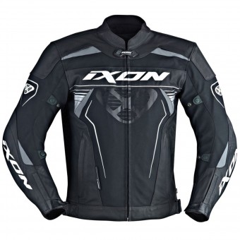 Cazadora moto Ixon Frantic Black White