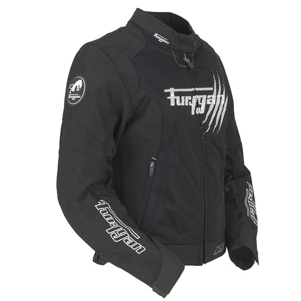Furygan Genesis Claw Vented Lady Negro Blanco