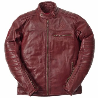 Cazadora moto Ride & Sons Getaway Cow Skin Oxbood