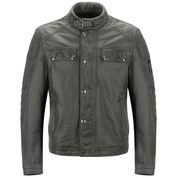 Cazadora moto Belstaff Glen Vine Brunished Green