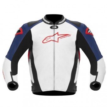 Cazadora moto Alpinestars GP Pro Blanco Azul