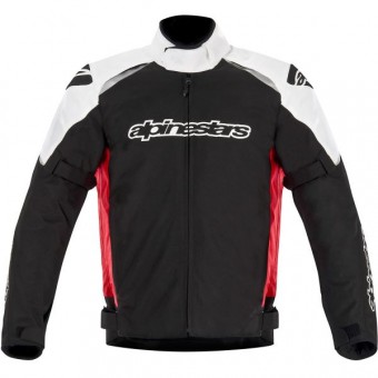 Cazadora moto Alpinestars Gunner Waterproof Negro Rojo Blanco