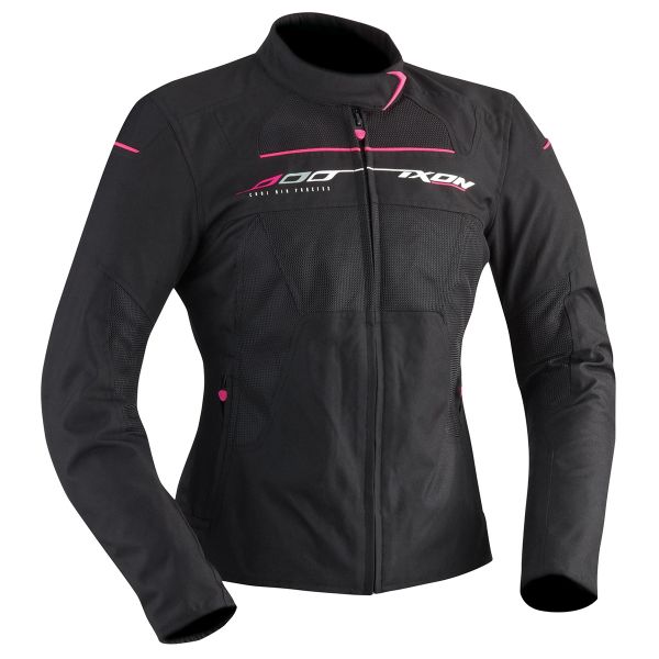 Cazadora moto Ixon Helia Black Fuschia Cazadora moto Ixon Helia Black Fuschia