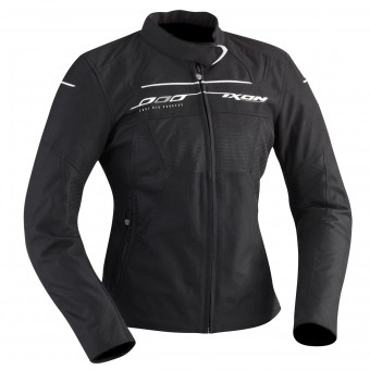Cazadora moto Ixon Helia Black White