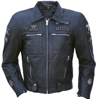 Cazadora moto Helstons Sheffield Negro