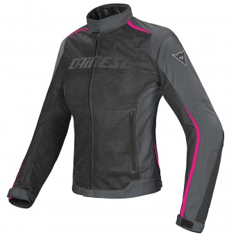 Cazadora moto Dainese Hydra Flux Lady D-Dry Black Ebony Fuschia