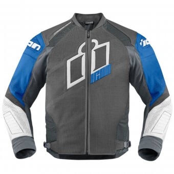Cazadora moto ICON Hypersport Prime Blue