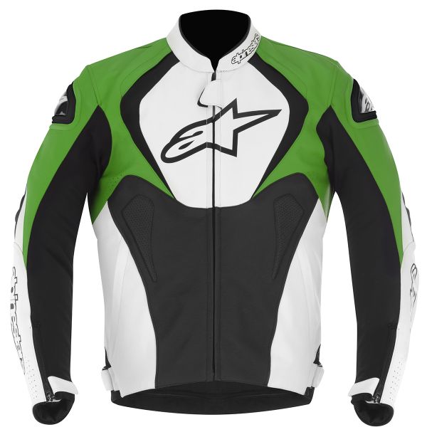 Cazadora moto Alpinestars Jaws Negro Blanco Verde