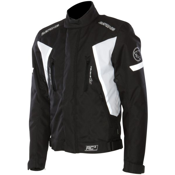 Cazadora moto Bering Katana Negro Blanco