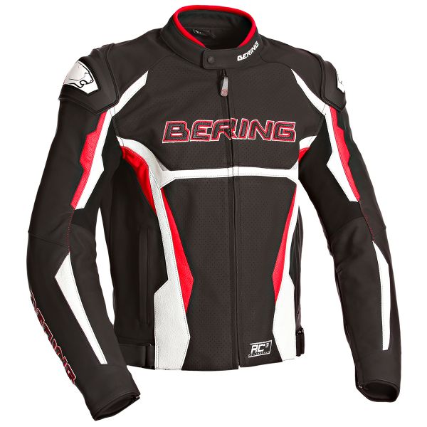 Cazadora moto Bering Kingston Evo-R Black White Red
