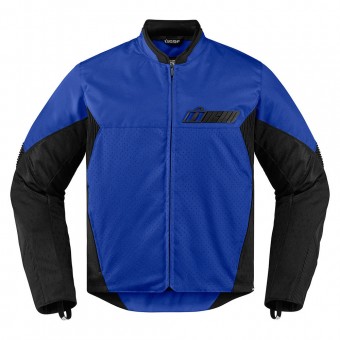 Cazadora moto ICON Konflict Blue