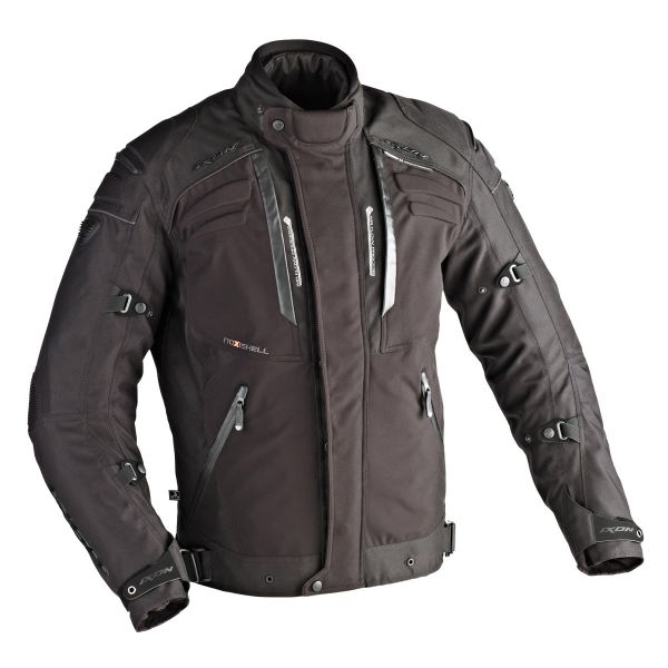 Cazadora moto Ixon Krypton Shell HP Negro