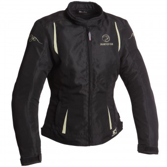 Cazadora moto Bering Lady Anika Black Beige