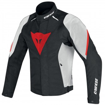 Cazadora moto Dainese Laguna Seca D1 D-Dry Black White Red
