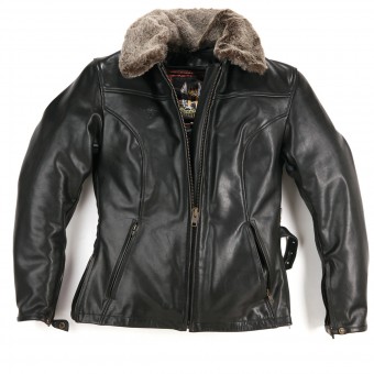 Cazadora moto Helstons Liane Femme Negro