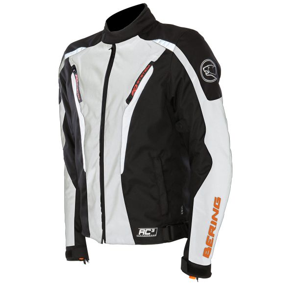 Cazadora moto Bering Max Negro Naranja