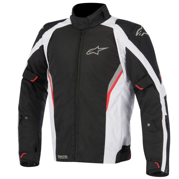 Cazadora moto Alpinestars Megaton Drystar Black White Red Cazadora moto Alpinestars Megaton Drystar Black White Red