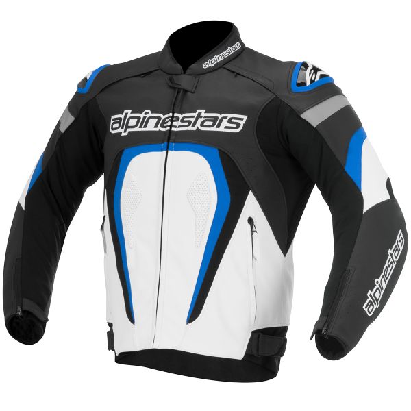 Cazadora moto Alpinestars Motegi Black White Blue