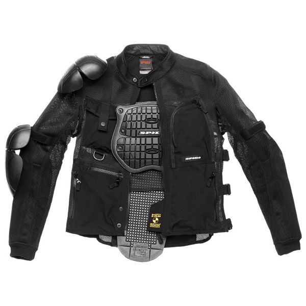 Cazadora moto Spidi Multitech Armor Evo Black