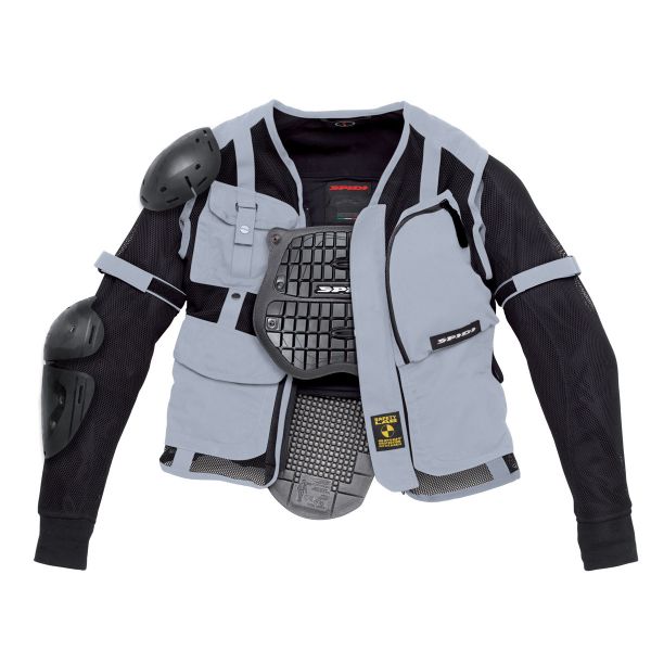 Cazadora moto Spidi Multitech Armor Gris