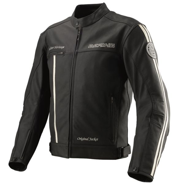 Cazadora moto Bering Nash Negro Beige