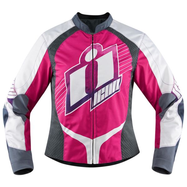 Cazadora moto ICON Overlord Sweet Dreams Pink